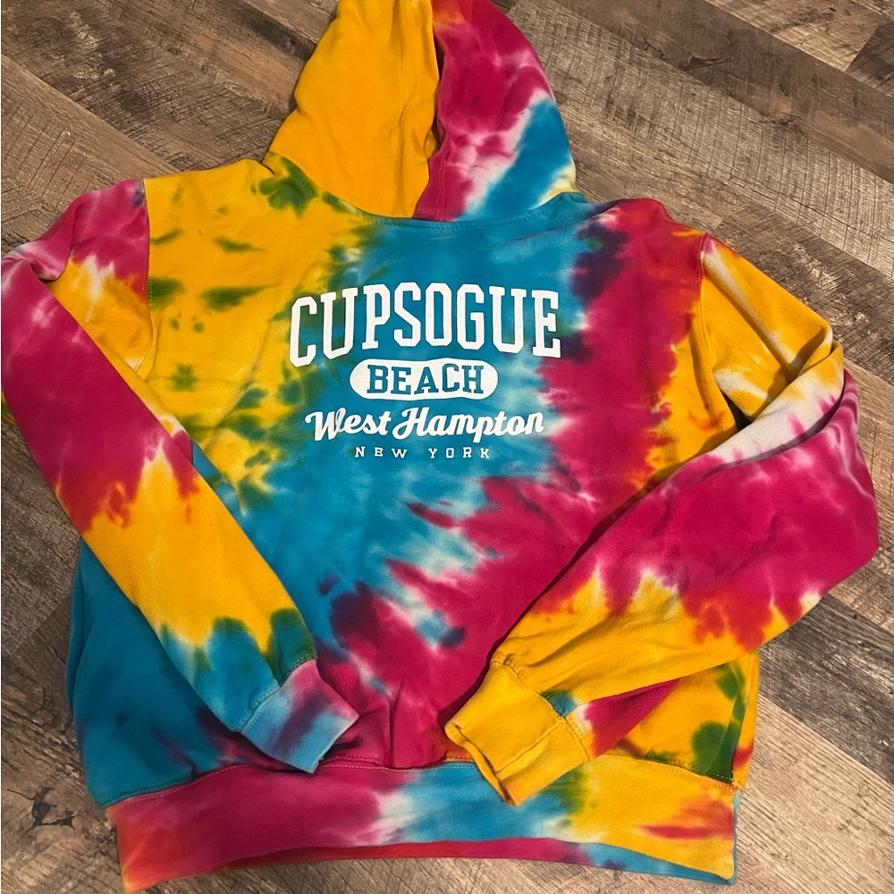 Cupsogue Beach West Hampton Tie-Dye Hoodie – New York